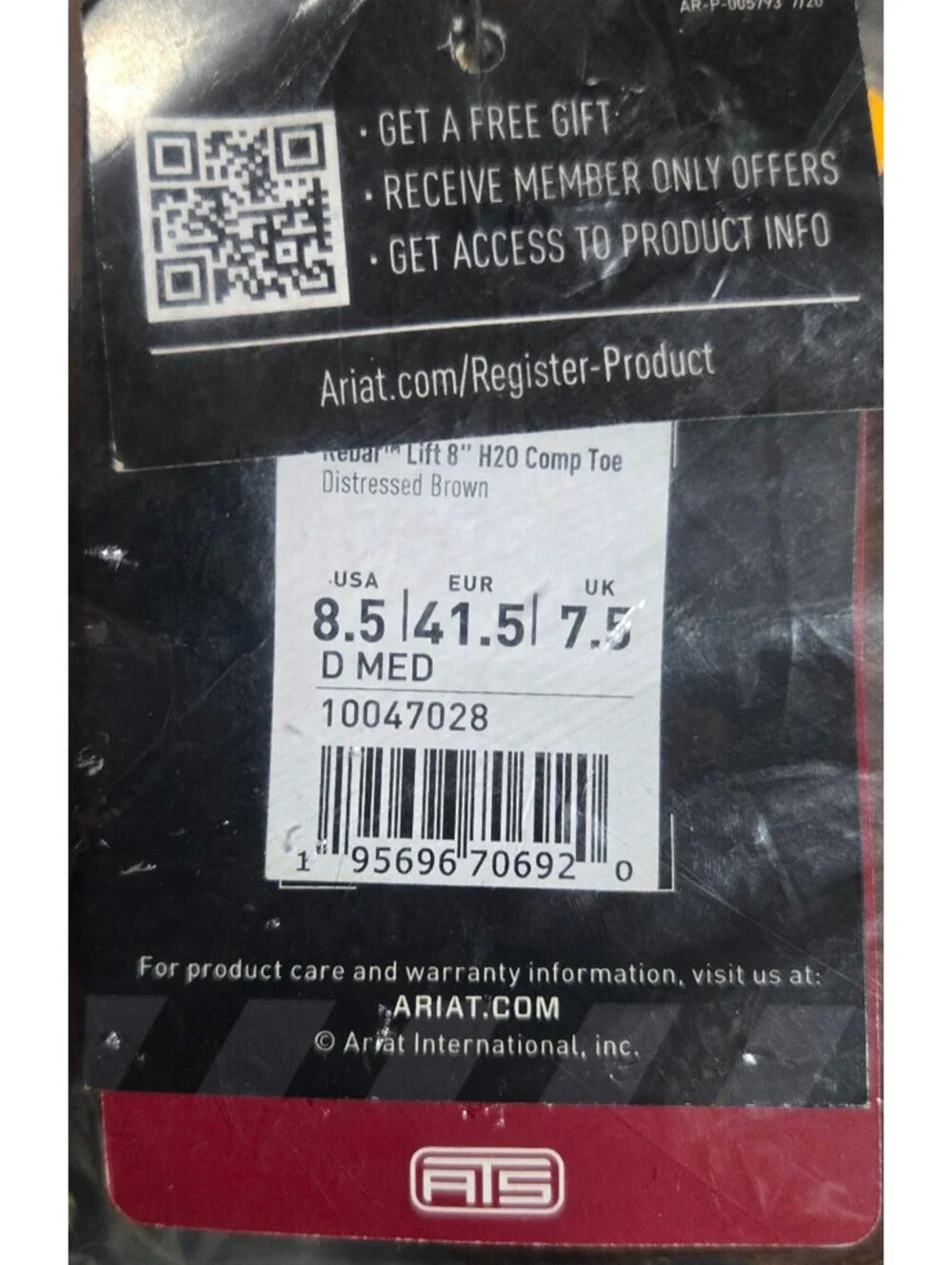 NEW Ariat Rebar Lift 8